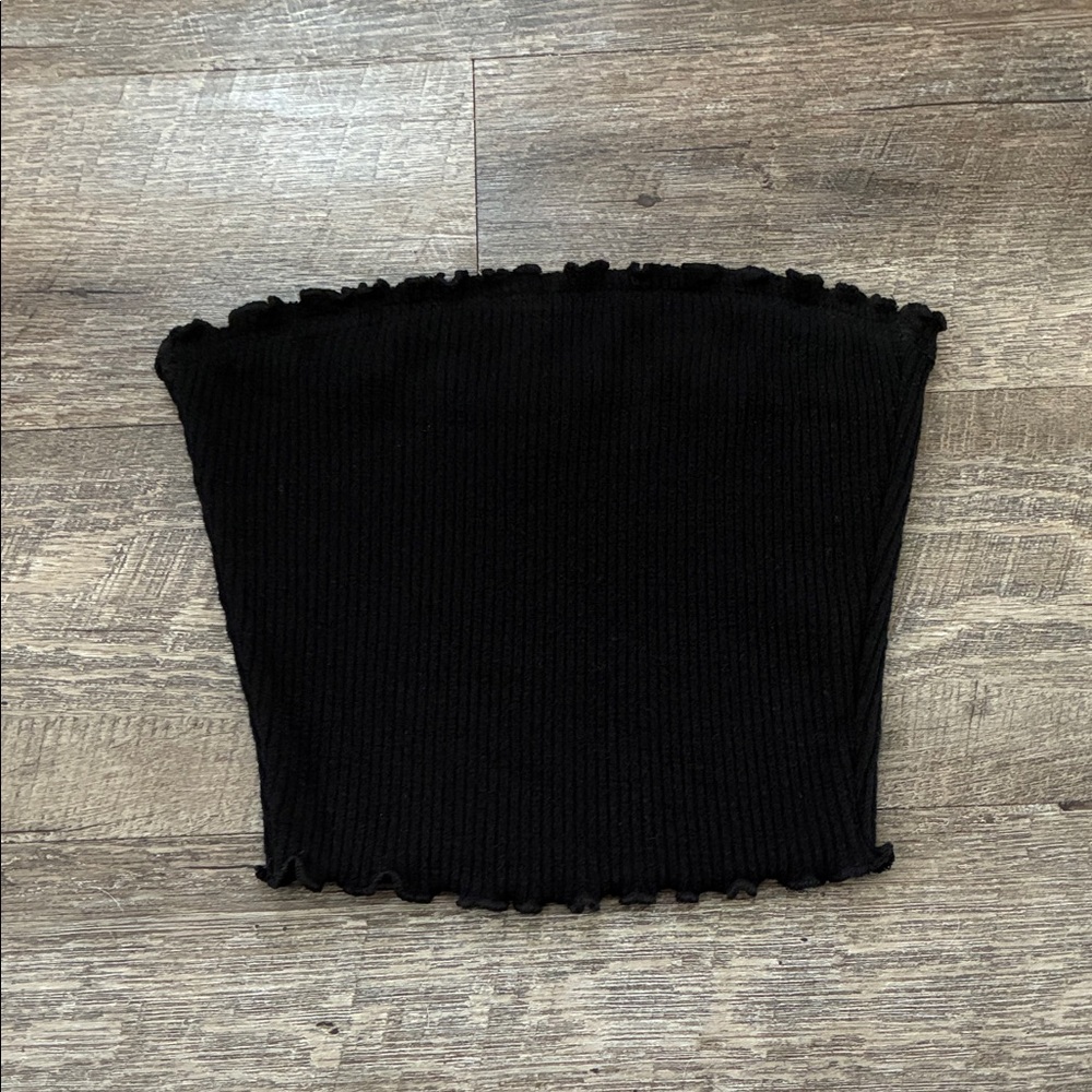 Sky and Sparrow Black Tube Top